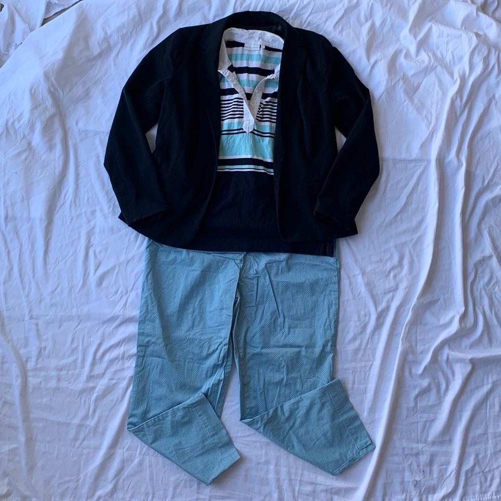 Talbots Pants Briggs Blazer Polo Tank